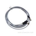 M8 Male Straight to M12 Female Angle Cable